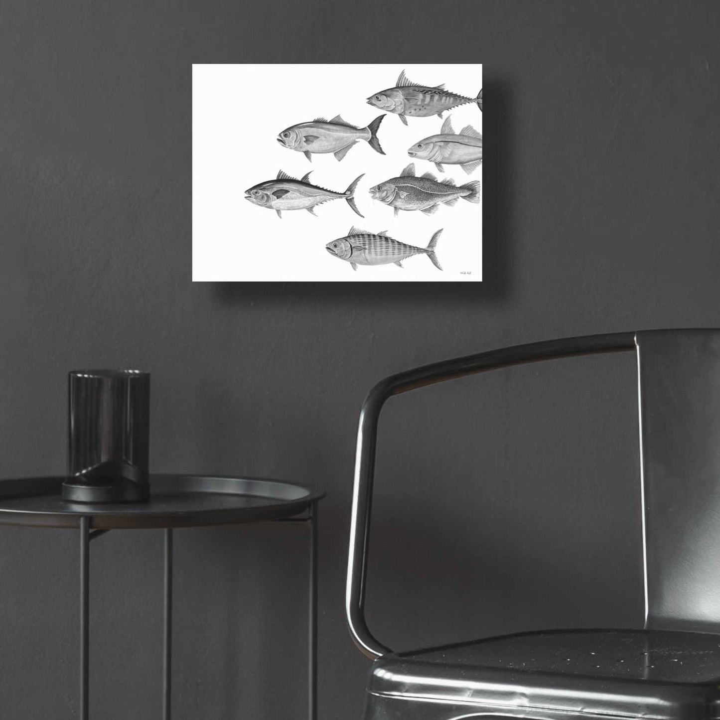 Epic Art 'Variety of Fish II' by Cindy Jacobs, Acrylic Glass Wall Art,16x12