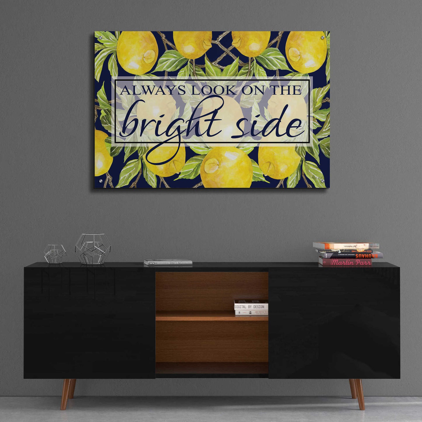 Epic Art 'Bright Side' by Cindy Jacobs, Acrylic Glass Wall Art,36x24