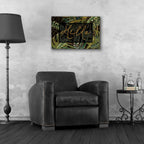 Epic Art 'Tropical Hello' by Cindy Jacobs, Acrylic Glass Wall Art,24x16