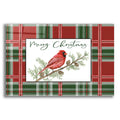 Epic Art 'Merry Christmas Cardinal' by Cindy Jacobs, Acrylic Glass Wall Art