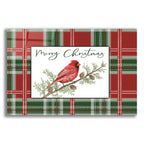 Epic Art 'Merry Christmas Cardinal' by Cindy Jacobs, Acrylic Glass Wall Art