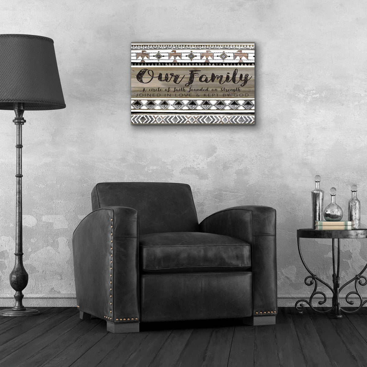 Epic Art 'Our Family' by Cindy Jacobs, Acrylic Glass Wall Art,24x16