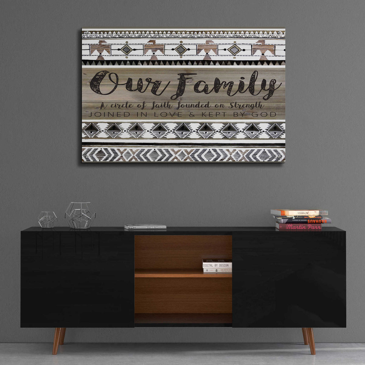 Epic Art 'Our Family' by Cindy Jacobs, Acrylic Glass Wall Art,36x24