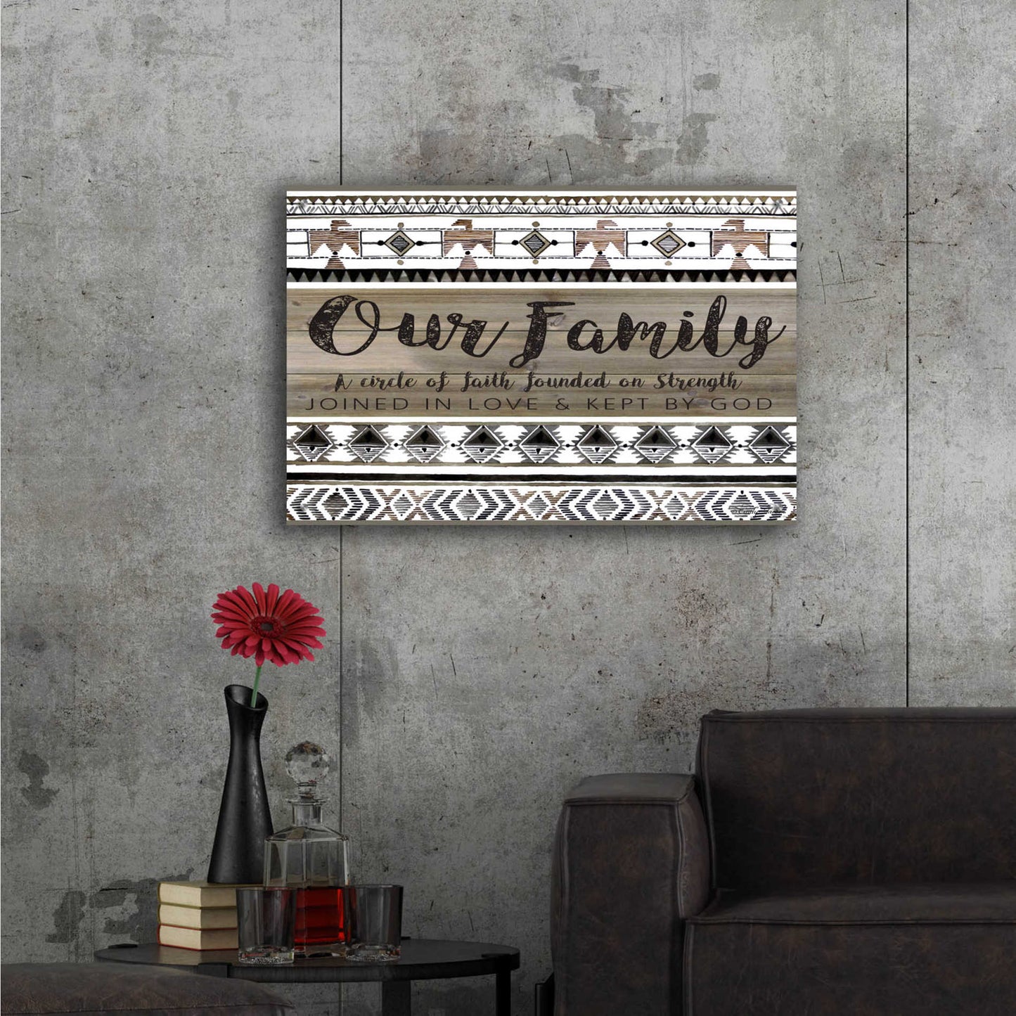 Epic Art 'Our Family' by Cindy Jacobs, Acrylic Glass Wall Art,36x24