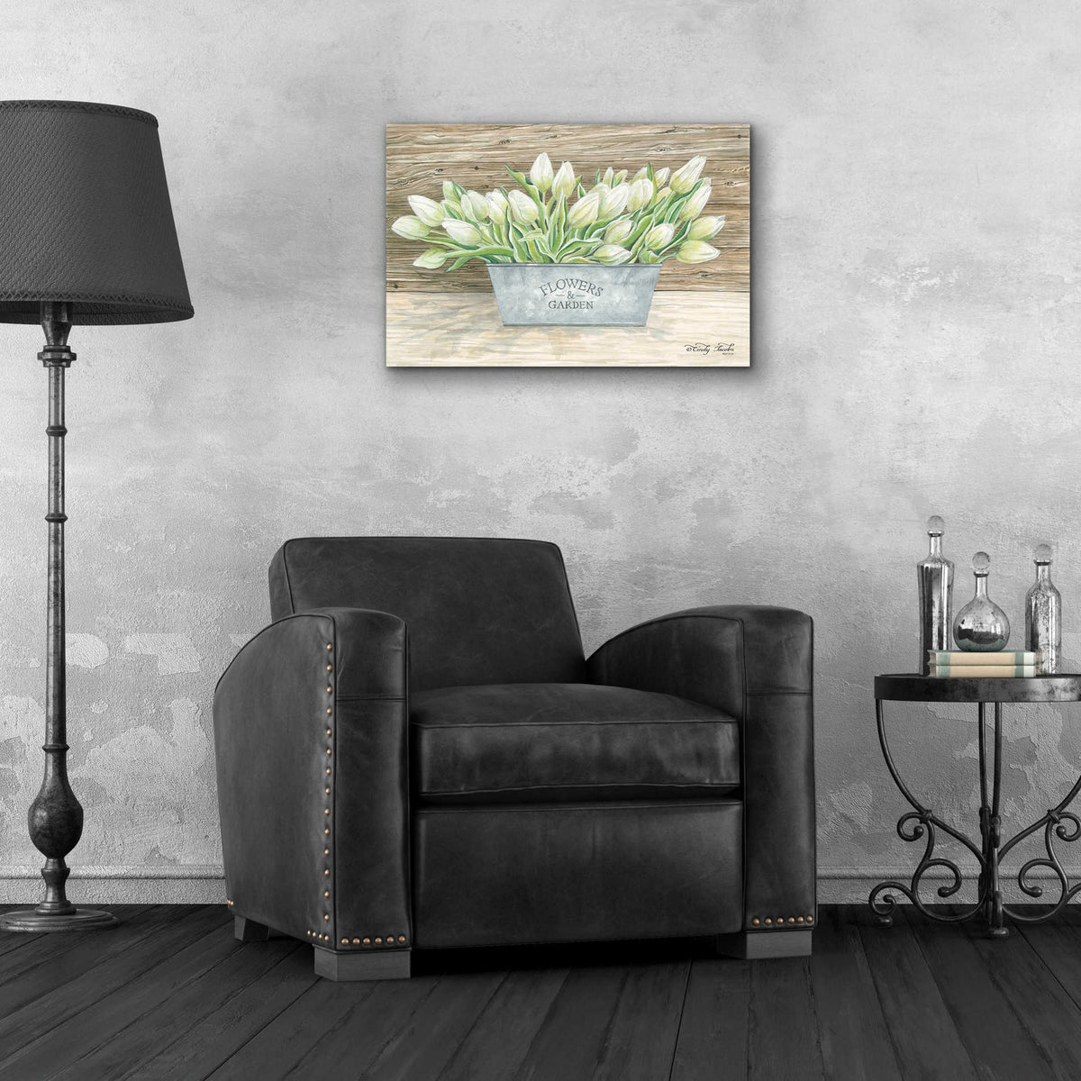 Epic Art 'Flowers & Garden Tulips' by Cindy Jacobs, Acrylic Glass Wall Art,24x16