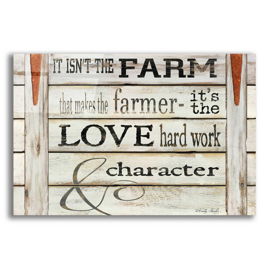 Epic Art 'It Isn't the Farm' by Cindy Jacobs, Acrylic Glass Wall Art