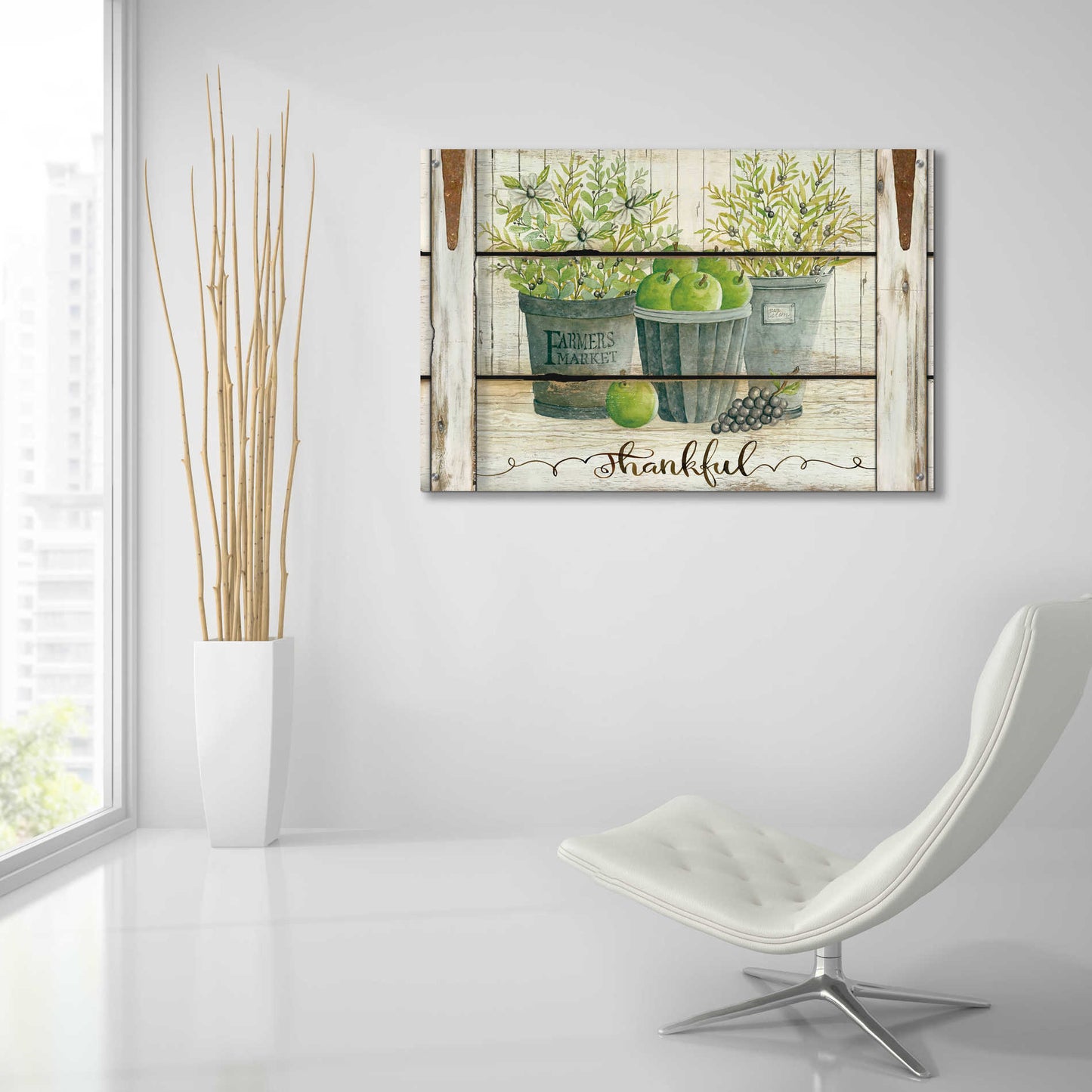 Epic Art 'Eucalyptus - Thankful Landscape' by Cindy Jacobs, Acrylic Glass Wall Art,36x24