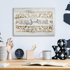 Epic Art 'Farmers Market Home Sweet Home' by Cindy Jacobs, Acrylic Glass Wall Art,16x12