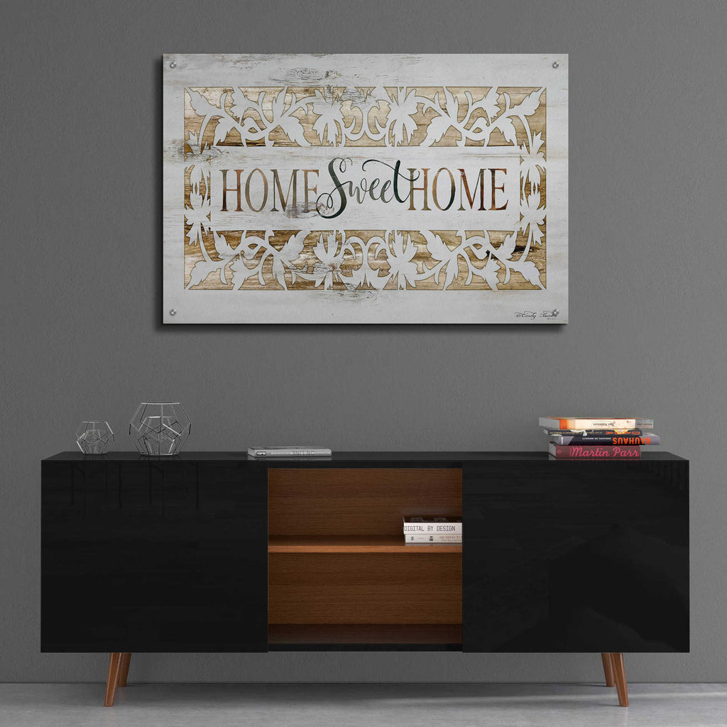 Epic Art 'Farmers Market Home Sweet Home' by Cindy Jacobs, Acrylic Glass Wall Art,36x24