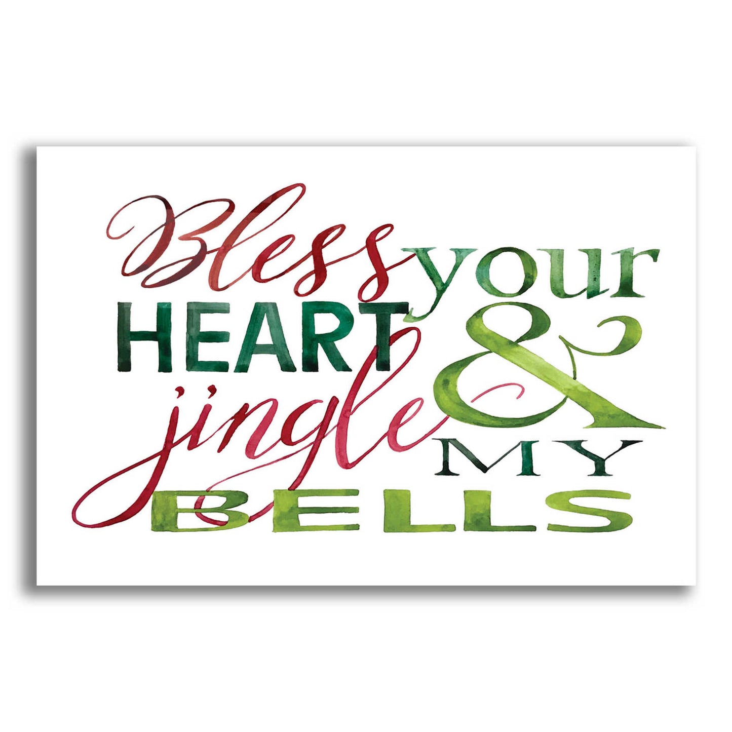 Epic Art 'Jingle My Bells' by Cindy Jacobs, Acrylic Glass Wall Art