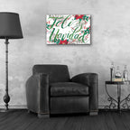Epic Art 'Feliz Navidad' by Cindy Jacobs, Acrylic Glass Wall Art,24x16