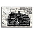 Epic Art 'Simple & Good Barn' by Cindy Jacobs, Acrylic Glass Wall Art