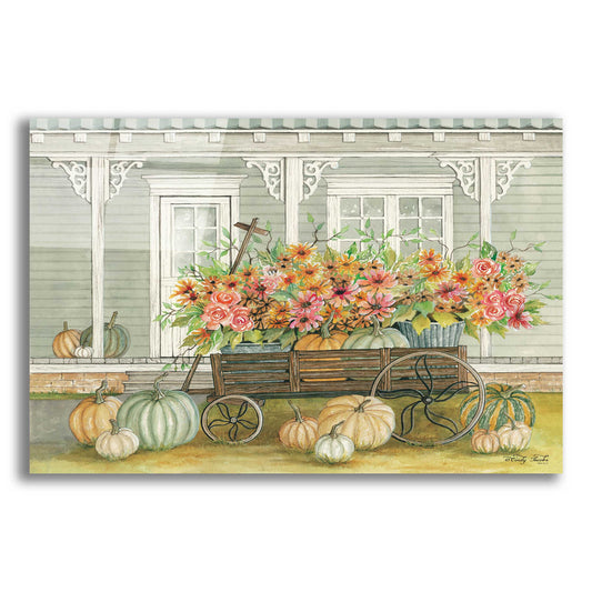 Epic Art 'Fall Wagon' by Cindy Jacobs, Acrylic Glass Wall Art