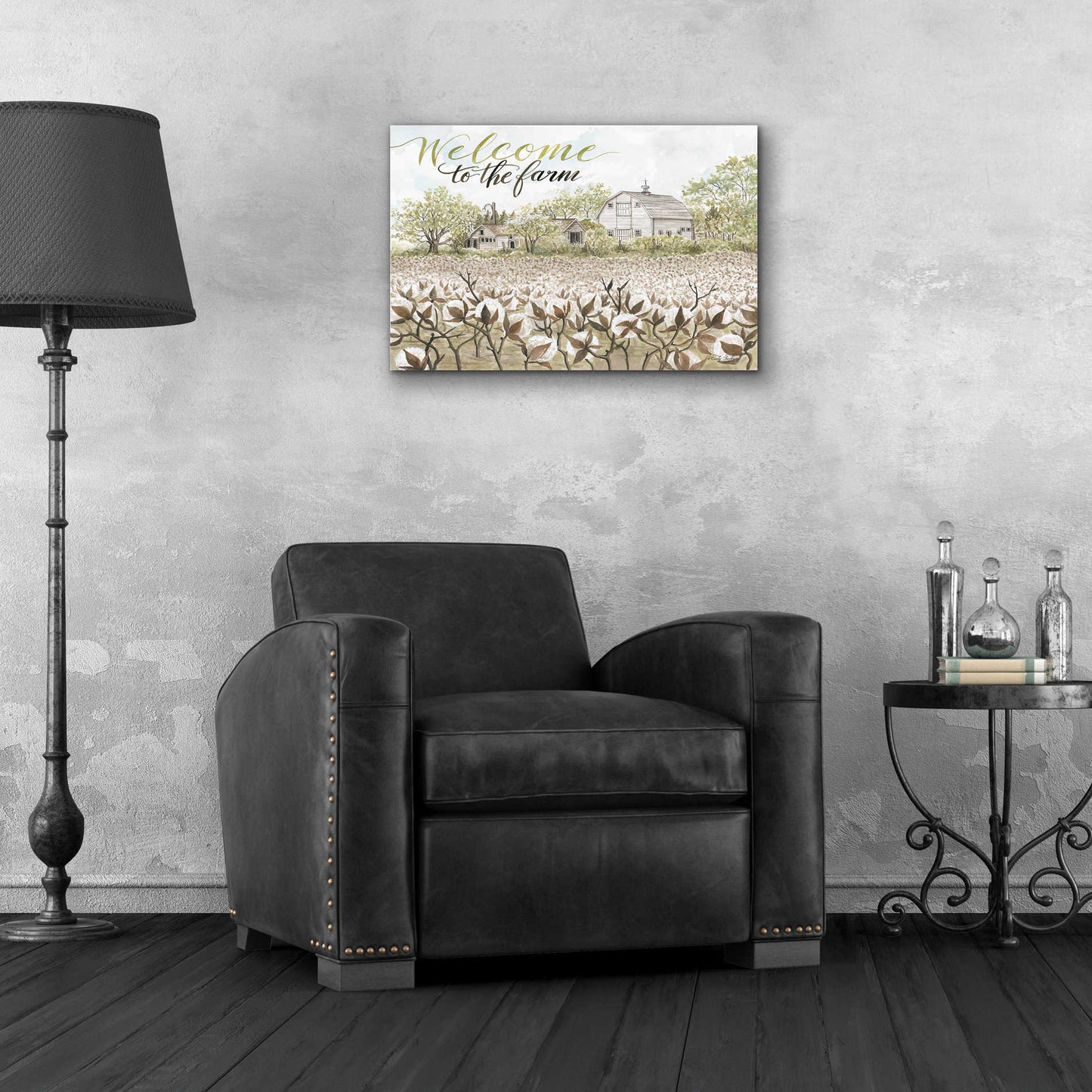 Epic Art 'Welcome to the Farm' by Cindy Jacobs, Acrylic Glass Wall Art,24x16
