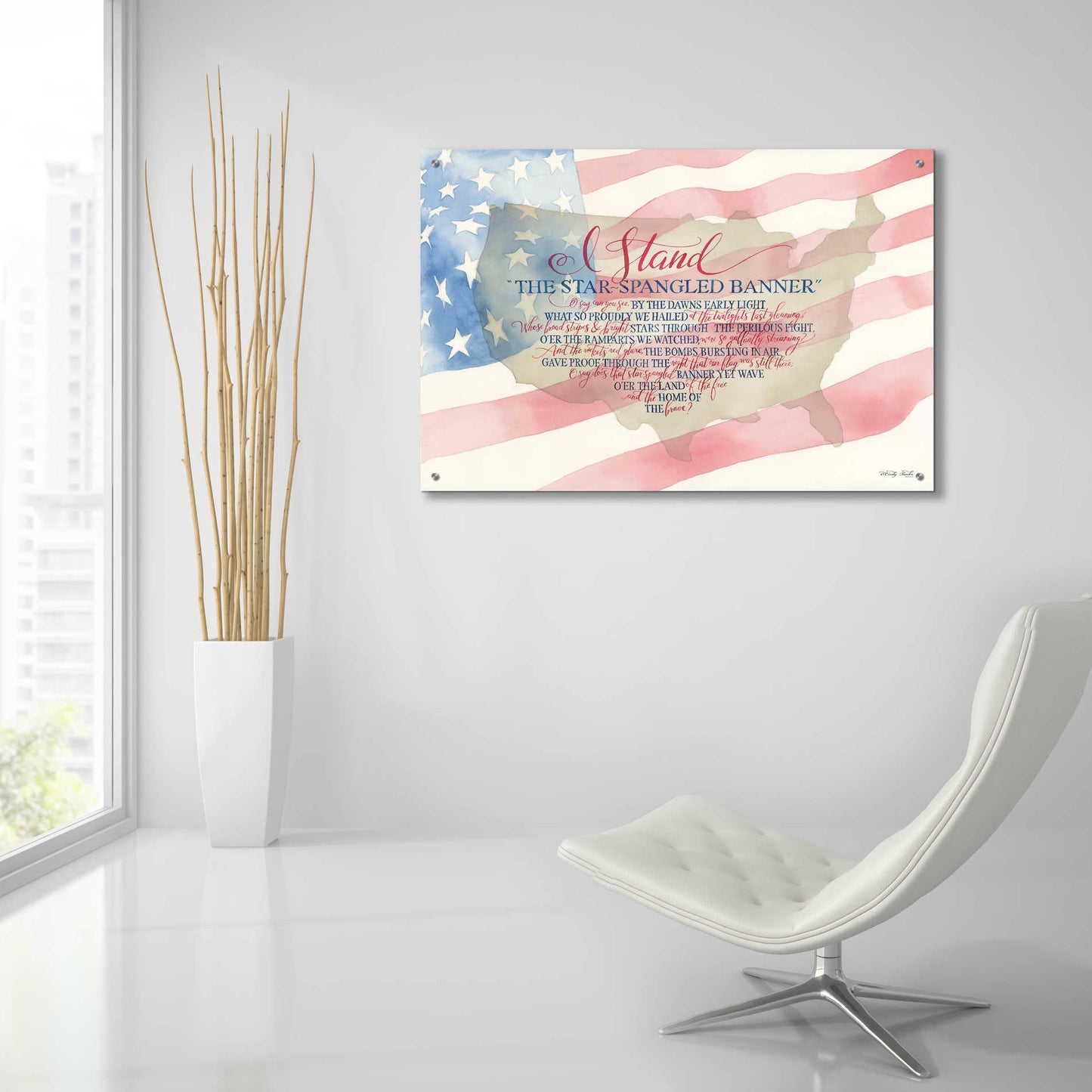 Epic Art 'I Stand' by Cindy Jacobs, Acrylic Glass Wall Art,36x24