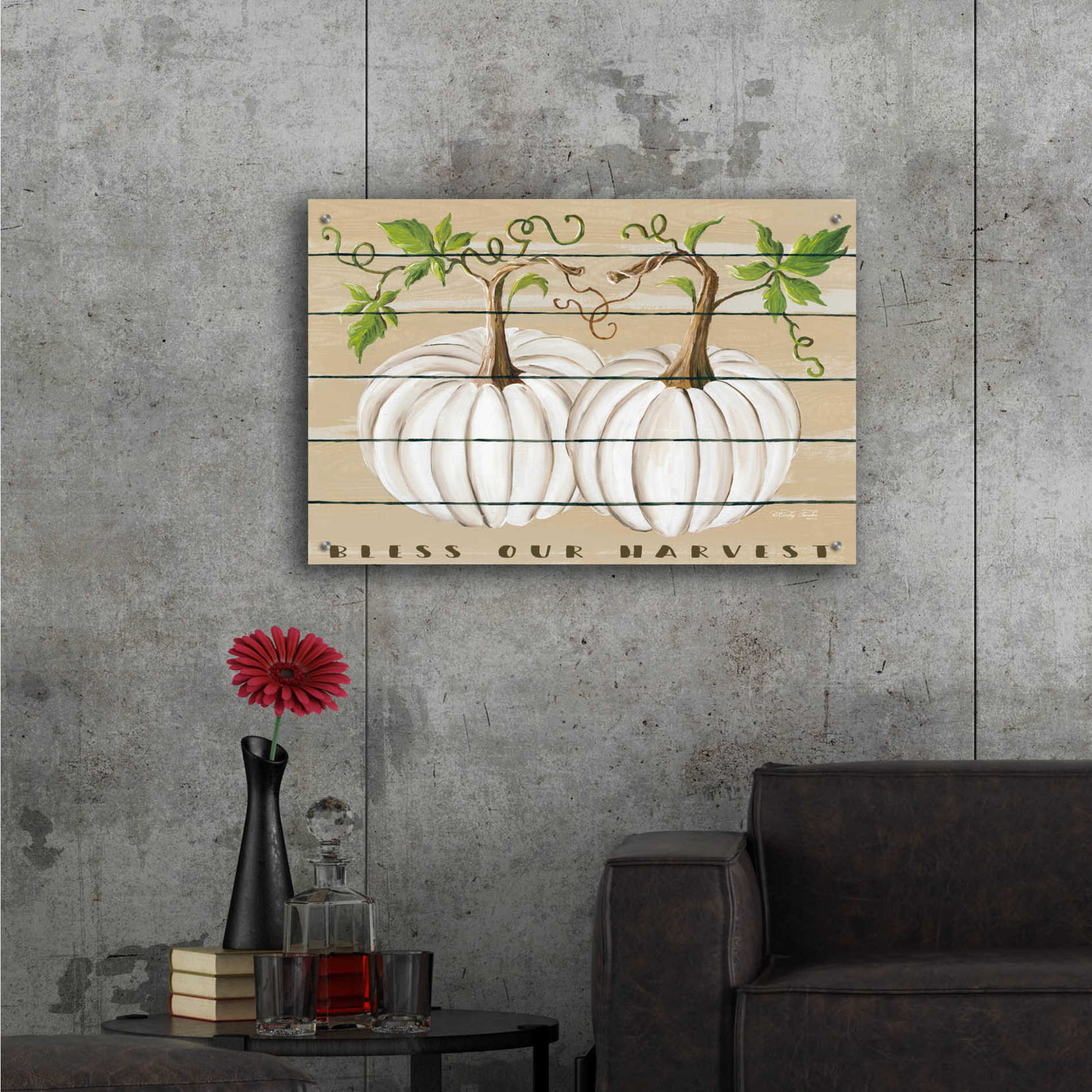 Epic Art 'Bless Our Harvest' by Cindy Jacobs, Acrylic Glass Wall Art,36x24