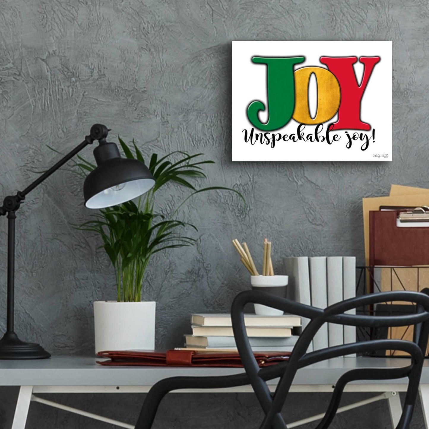 Epic Art 'Joy - Unspeakable Joy!' by Cindy Jacobs, Acrylic Glass Wall Art,16x12