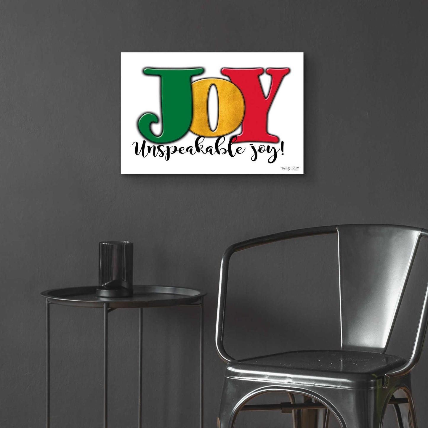 Epic Art 'Joy - Unspeakable Joy!' by Cindy Jacobs, Acrylic Glass Wall Art,24x16