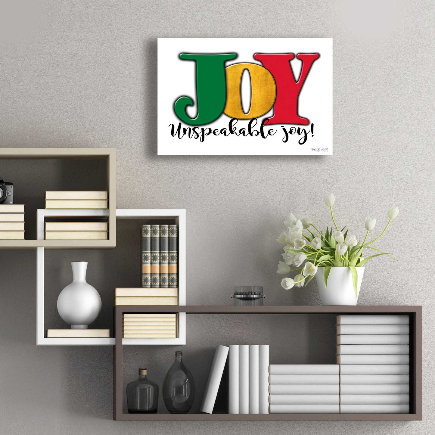 Epic Art 'Joy - Unspeakable Joy!' by Cindy Jacobs, Acrylic Glass Wall Art,24x16