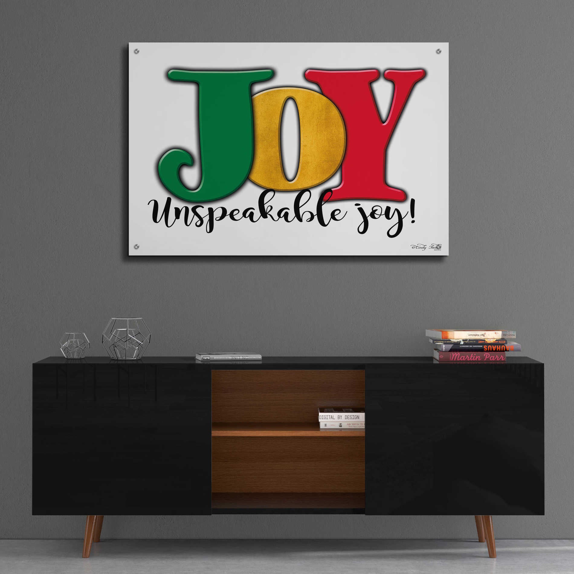 Epic Art 'Joy - Unspeakable Joy!' by Cindy Jacobs, Acrylic Glass Wall Art,36x24