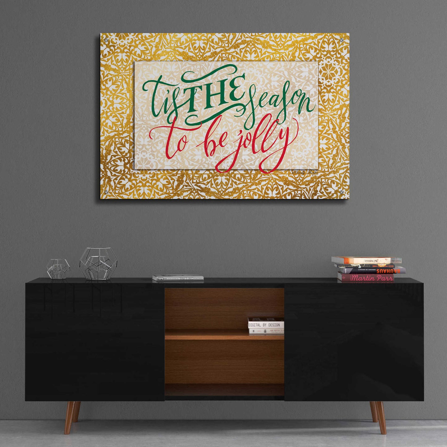 Epic Art 'Tis the Season' by Cindy Jacobs, Acrylic Glass Wall Art,36x24