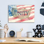 Epic Art 'USA Unity' by Cindy Jacobs, Acrylic Glass Wall Art,16x12