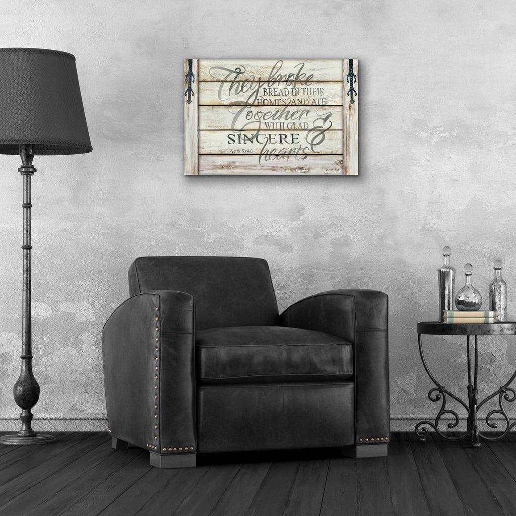 Epic Art 'They Broke Break' by Cindy Jacobs, Acrylic Glass Wall Art,24x16