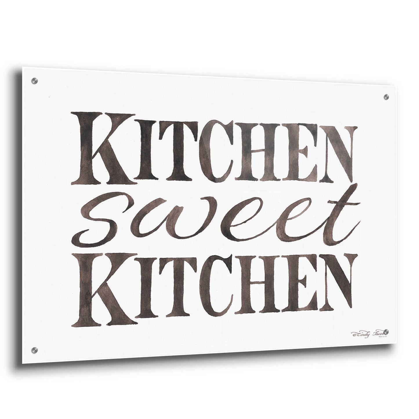 Epic Art 'Kitchen Sweet Kitchen' by Cindy Jacobs, Acrylic Glass Wall Art,36x24