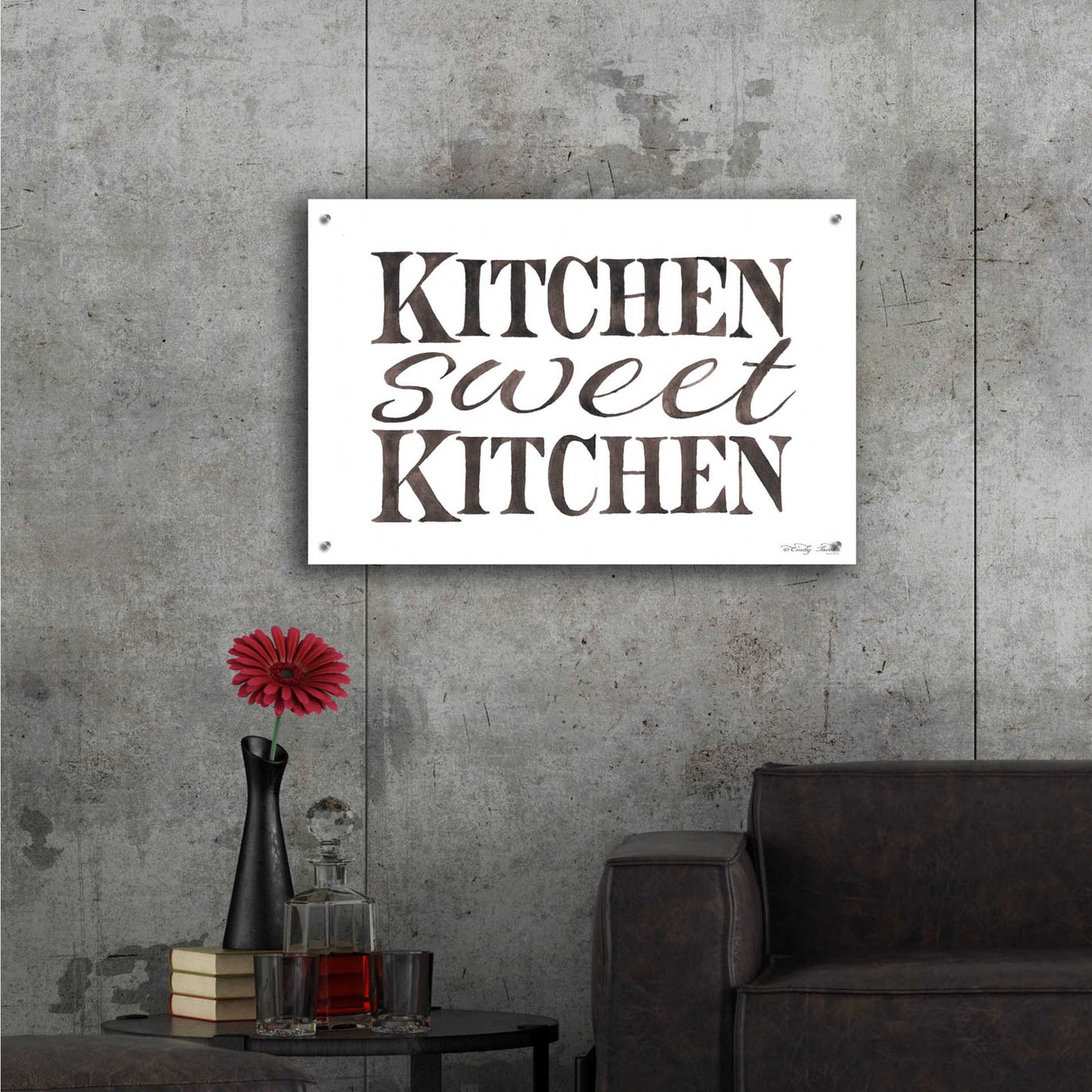 Epic Art 'Kitchen Sweet Kitchen' by Cindy Jacobs, Acrylic Glass Wall Art,36x24