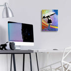 Epic Art 'Waiting for the Rain' by AbcArtAttack, Acrylic Glass Wall Art,12x16