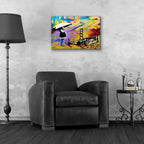 Epic Art 'Shelter at Bay' by AbcArtAttack, Acrylic Glass Wall Art,24x16