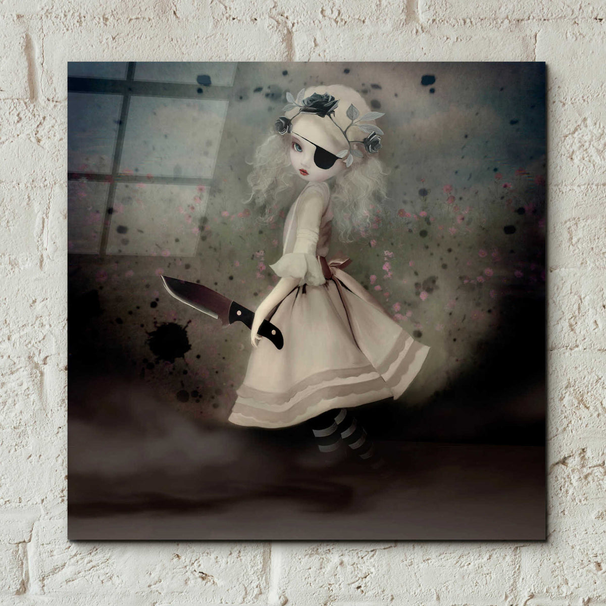 Epic Art 'Broken Dawn' by Art & Ghosts, Acrylic Glass Wall Art,12x12