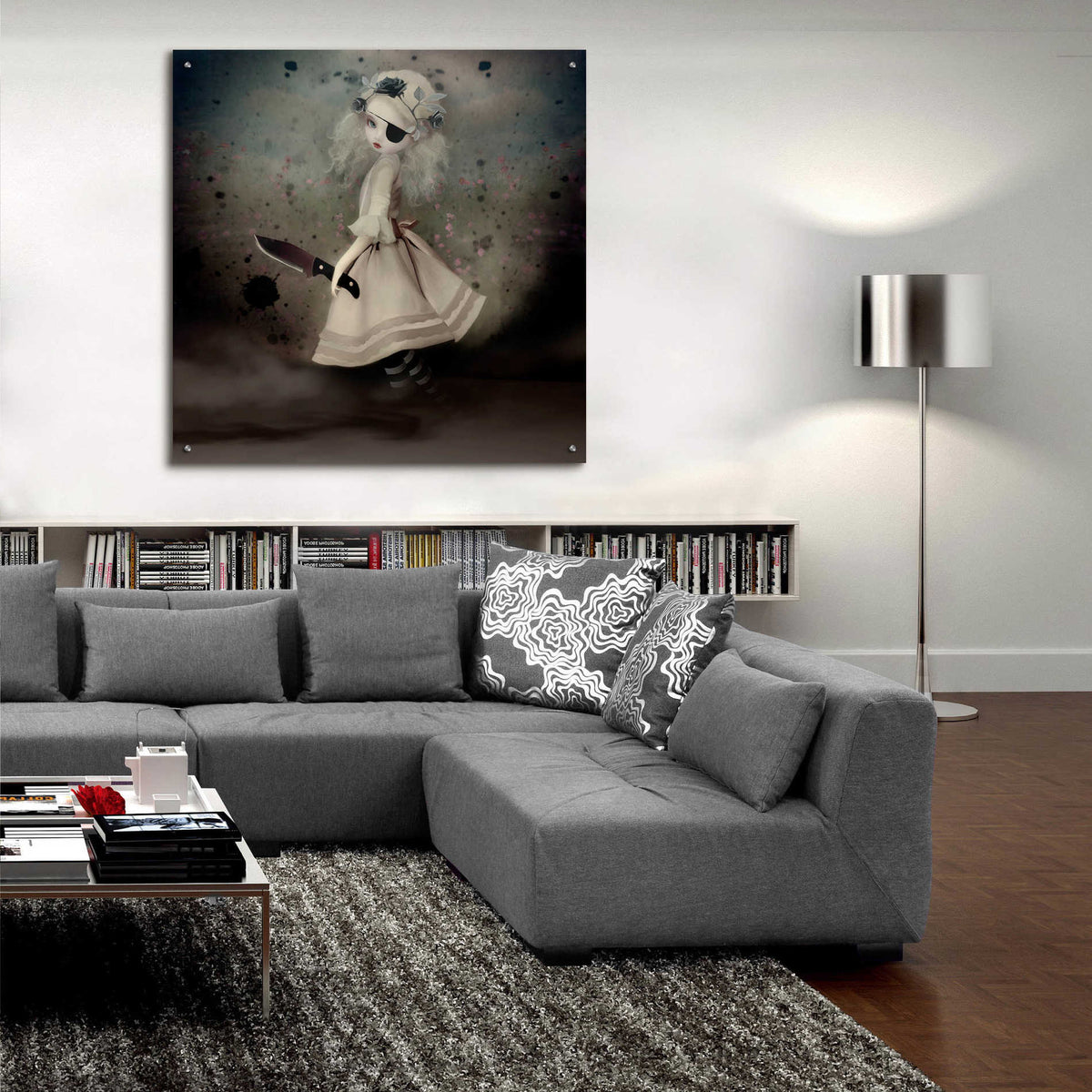 Epic Art 'Broken Dawn' by Art & Ghosts, Acrylic Glass Wall Art,36x36