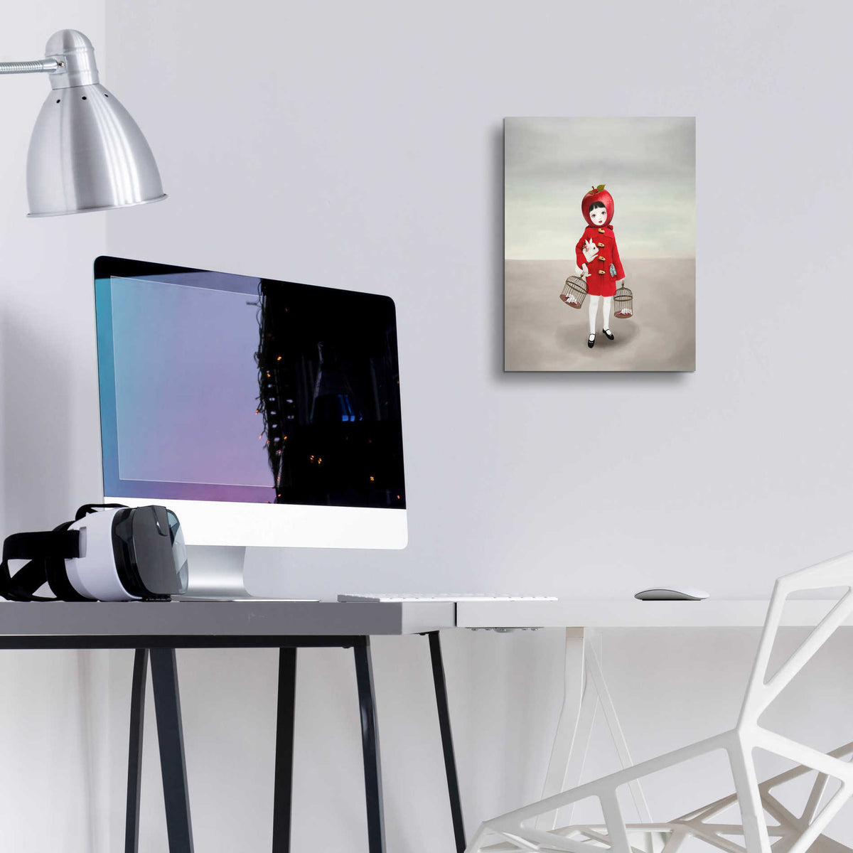 Epic Art 'Ruby' by Art & Ghosts, Acrylic Glass Wall Art,12x16