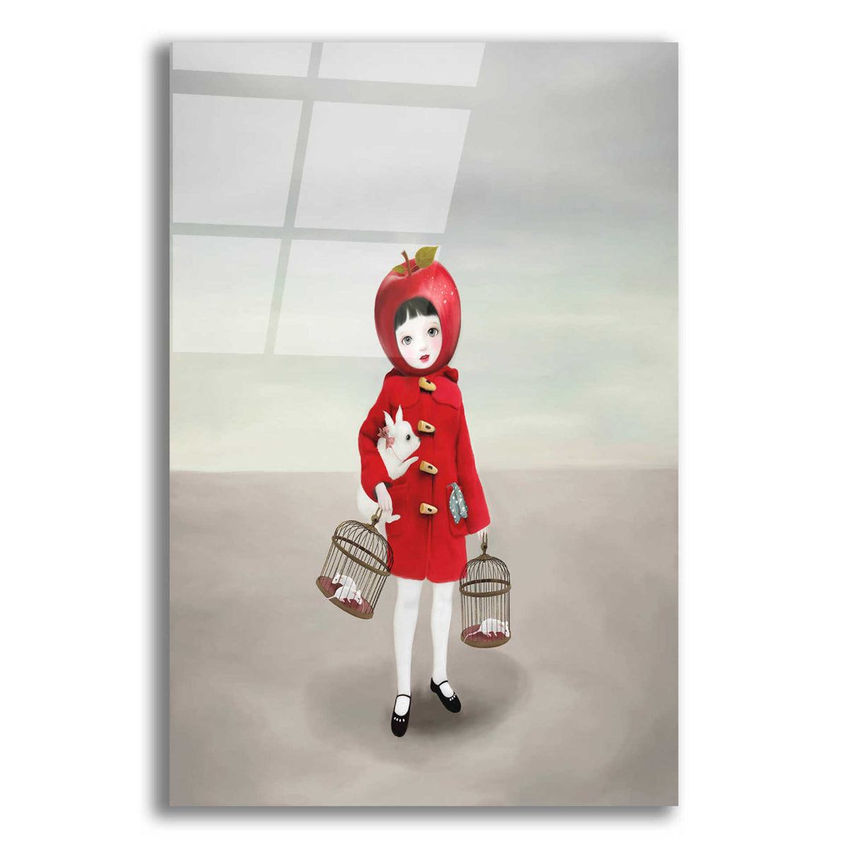 Epic Art 'Ruby' by Art & Ghosts, Acrylic Glass Wall Art