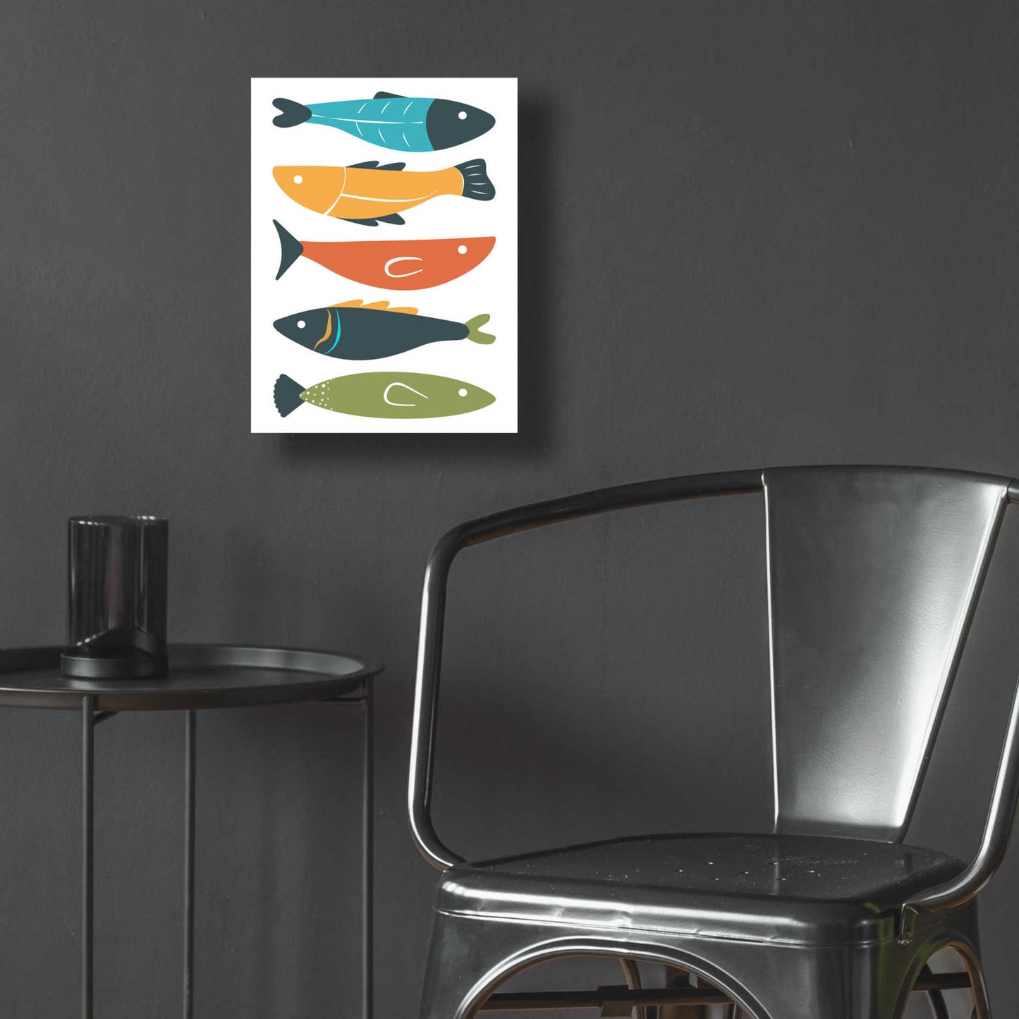 Epic Art 'Playful Fish' by Ayse, Acrylic Glass Wall Art,12x16