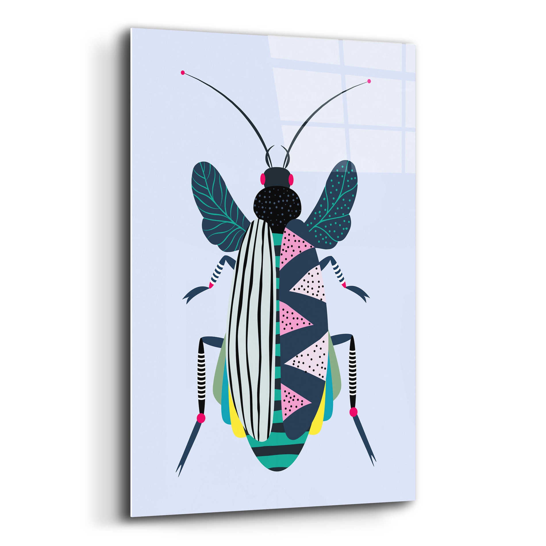 Epic Art 'Beetle' by Ayse, Acrylic Glass Wall Art,16x24