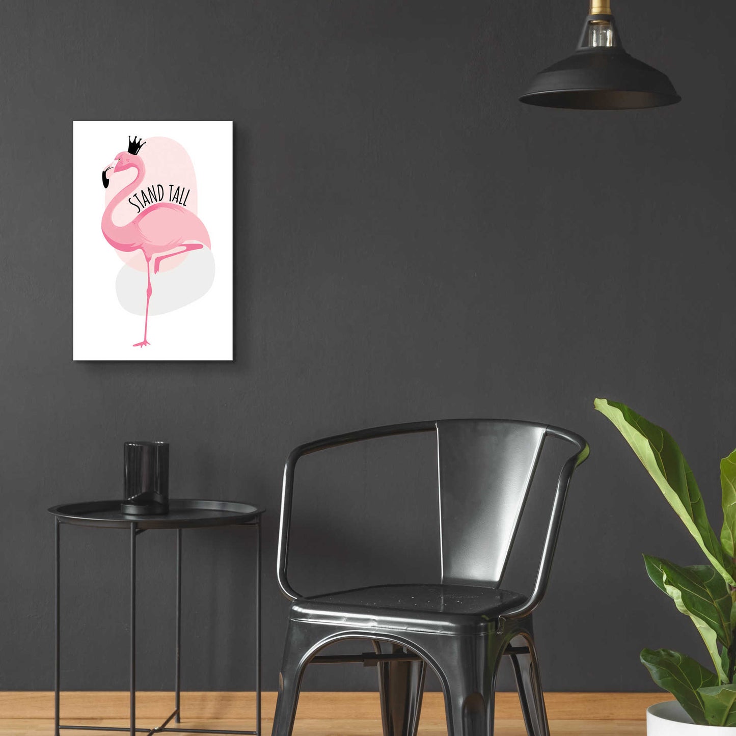 Epic Art 'Flamingo' by Ayse, Acrylic Glass Wall Art,16x24