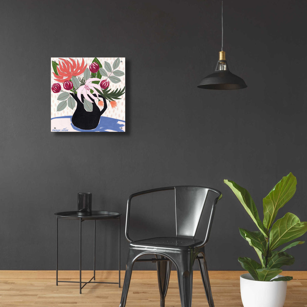 Epic Art 'April Florals 12' by Marisa Anon, Acrylic Glass Wall Art,24x24