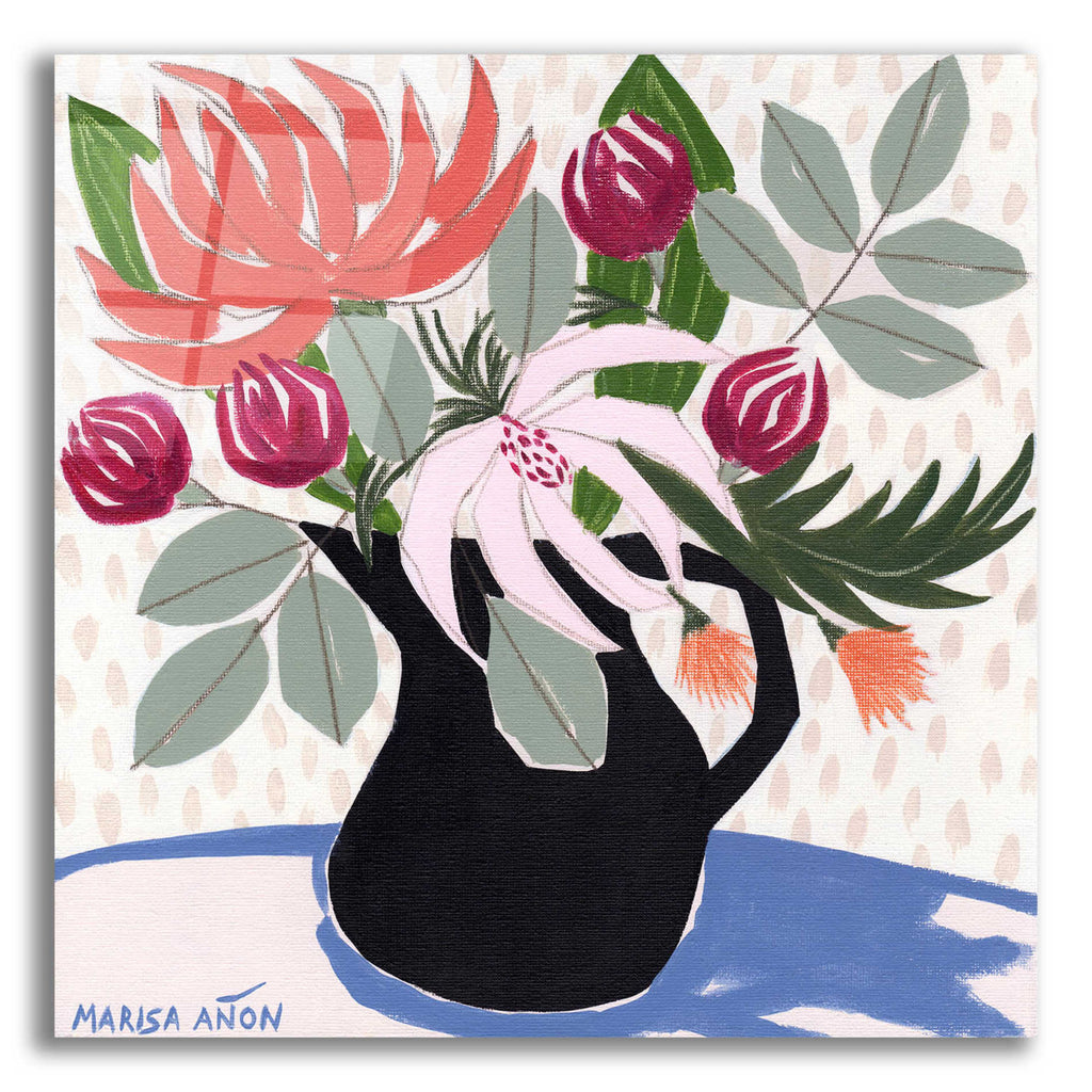 Epic Art 'April Florals 12' by Marisa Anon, Acrylic Glass Wall Art