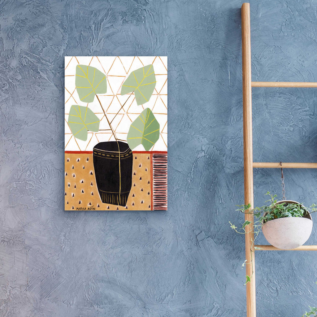 Epic Art 'Gold Tablecloth 5' by Marisa Anon, Acrylic Glass Wall Art,16x24