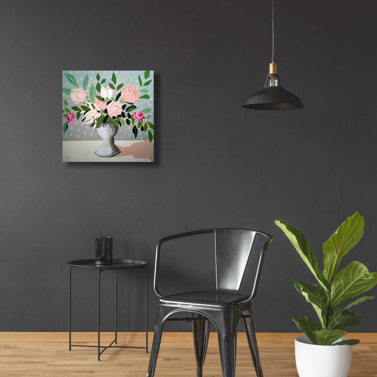 Epic Art 'Spring Florals 1' by Marisa Anon, Acrylic Glass Wall Art,24x24