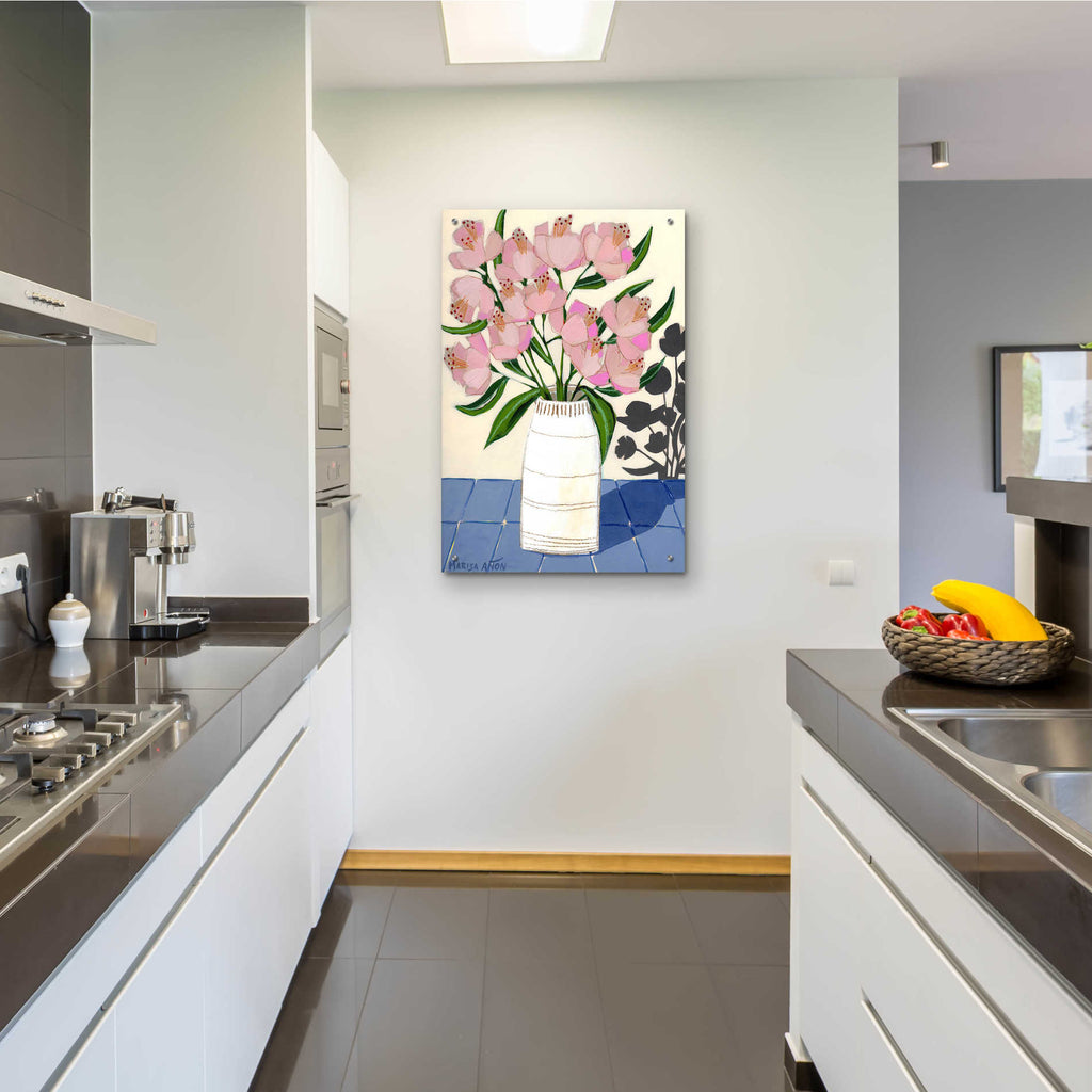 Epic Art 'Spring Florals 5' by Marisa Anon, Acrylic Glass Wall Art,24x36