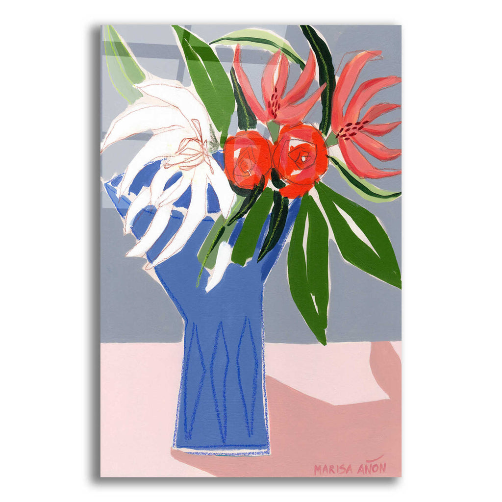 Epic Art 'Spring Florals 10' by Marisa Anon, Acrylic Glass Wall Art