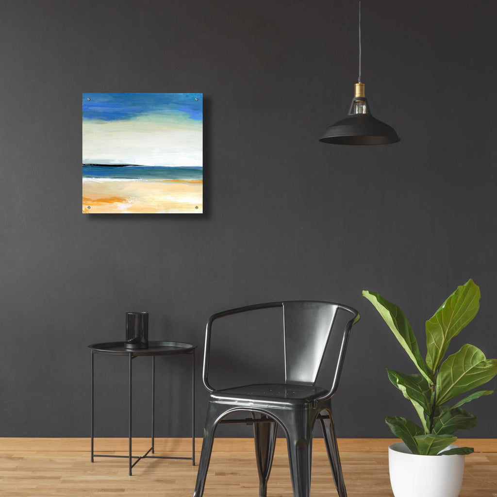 Epic Art 'Seascape 2' by Niki Arden, Acrylic Glass Wall Art,24x24