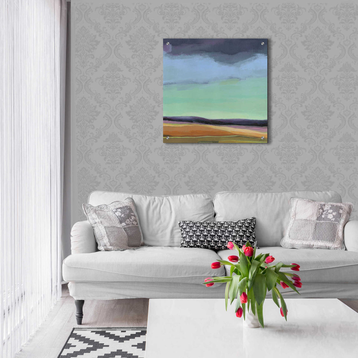 Epic Art 'Too Much Walking' by Niki Arden, Acrylic Glass Wall Art,24x24