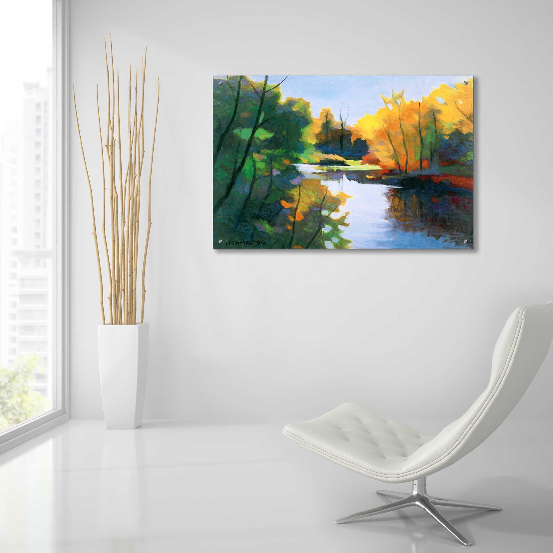 Epic Art 'Magic Afternoon' by Tadashi Asoma, Acrylic Glass Wall Art,36x24