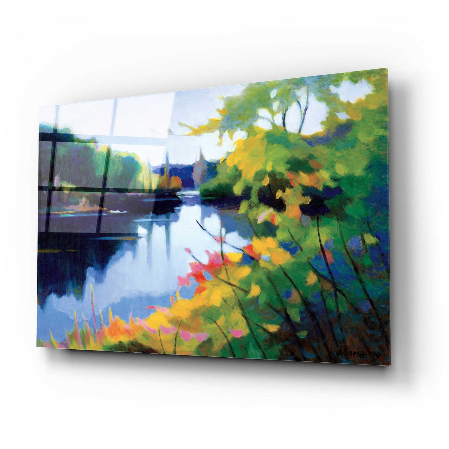 Epic Art 'Morning Light' by Tadashi Asoma, Acrylic Glass Wall Art,24x16