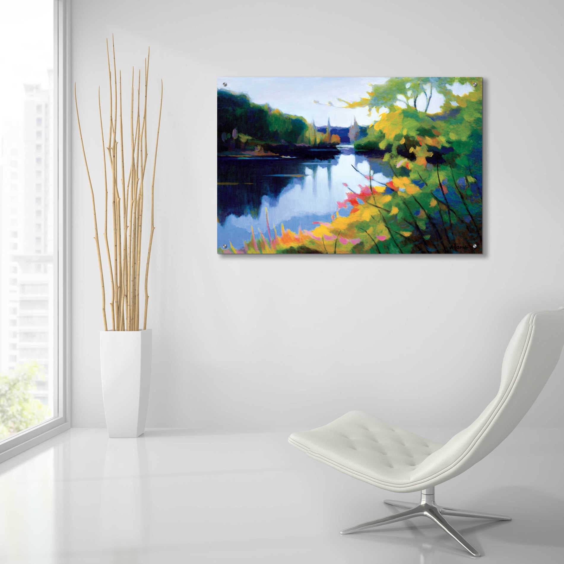 Epic Art 'Morning Light' by Tadashi Asoma, Acrylic Glass Wall Art,36x24