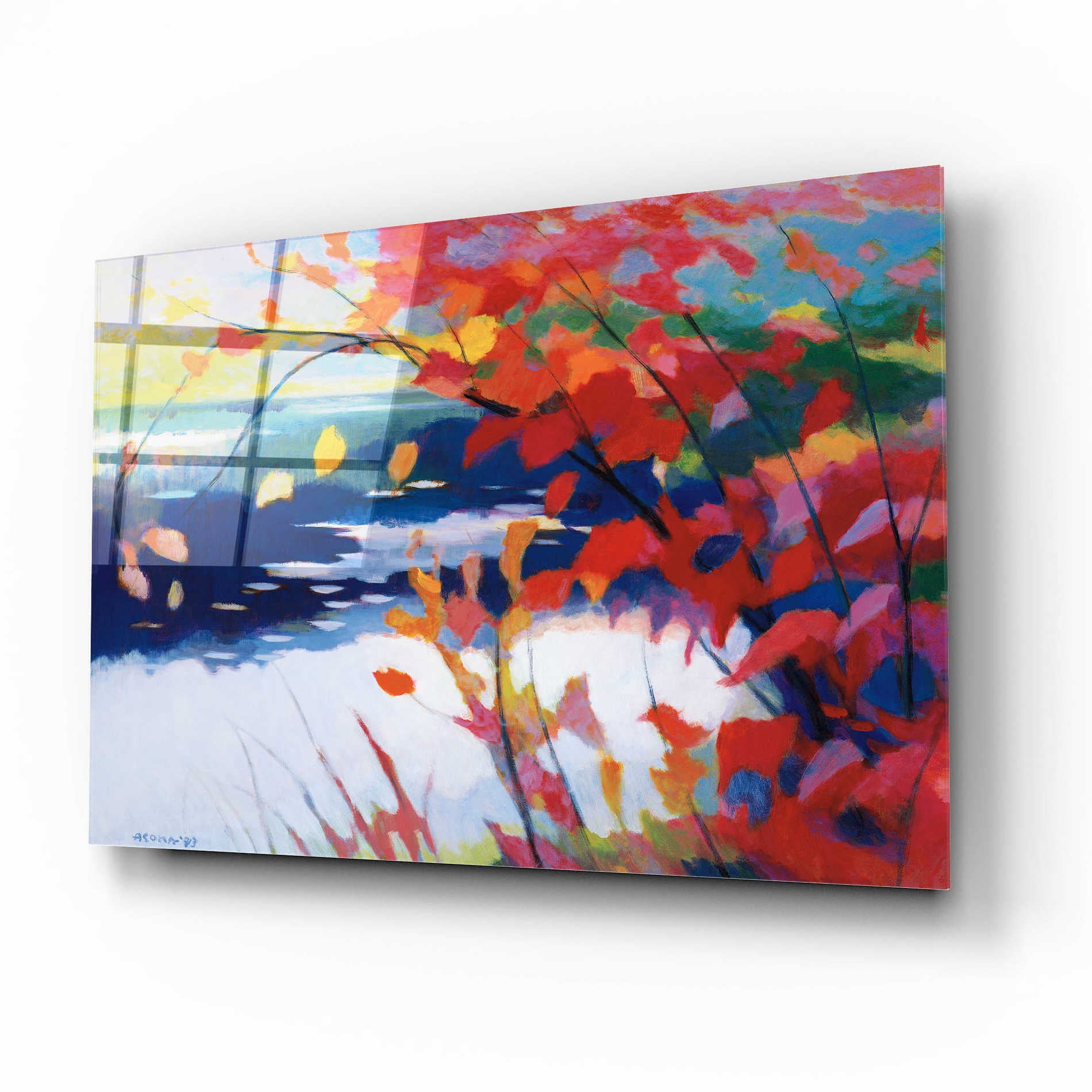 Epic Art 'Afternoon Calm' by Tadashi Asoma, Acrylic Glass Wall Art,16x12